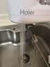 海尔（Haier）净水器水龙头过滤器家用直滤饮用水自来水滤水器前置过滤器厨房卫生间用除余氯三挡出水可清洗滤芯 月光白 一机3芯 实拍图