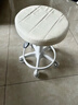 景彩吧台椅升降吧酒加厚坐面转椅理发店美发椅JY08米色滑轮款 实拍图