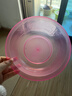 家用脸盆塑料盆子洗衣盆洗脸盆大号加厚学生宿舍洗衣服盆洗脚盆 脸盆 粉色小号1个（22cm） 实拍图