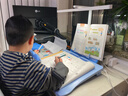 得力（deli）【先人一步】黄金12可调°坐读写坐姿矫正器姿势纠正阅读支架学生写字防近视低头驼背新年礼物 实拍图