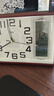 康巴丝（Compas）座钟客厅简约台钟石英钟时尚日历床头钟2991 咖木色 26cm 实拍图