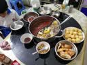 三角牌饭菜保温板电热菜板暖菜板家用多功能加热板桌面保温神器餐桌带火锅 80cm带电磁炉+电动转盘 实拍图