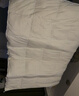 无印良品100%白鹅毛被子 羽毛绒丝子母被二合一被芯 冬被约8.5斤200*230cm 实拍图