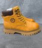 骆驼（CAMEL）马丁靴男王俊凯同款工装大黄靴女冬季穿搭会员金甲户外徒步登山鞋 G122W7757TR金黄色-男【加绒】 41 实拍图