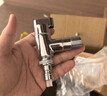 九牧（JOMOO） 角阀洗衣机水龙头脱落止水止回阀厨卫配件洗衣机角阀加厚三角阀 【4分大流量洗衣机角阀】74146亮银 实拍图