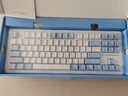 新盟M87PROV2无线机械键盘三模有线蓝牙静音轴客制化全键热插拔gasket侧刻电竞游戏办公电脑笔记本专用 星光白-三模-RGB热插拔-水蜜桃V3轴 87键 实拍图