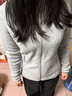 迪卡侬（DECATHLON）保暖户外抓绒衣外套男女运动宽松秋摇粒绒外套冲锋衣内胆 女款-全拉链-浅灰色 XS 实拍图