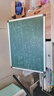 得力60*45cm粉笔书写黑板 镀锌背板绿板 磁性可吸附办公教学小白板悬挂式写字板黑板教师学教室33681 实拍图