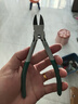 绿林（GREENER）家用水口钳斜口钳6寸剪钳电工剪线钳工业级偏口钳斜嘴钳断线钳子 实拍图