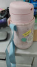 膳魔师（THERMOS）儿童吸管保温杯巧虎带杯套把手316L不锈钢超轻学生杯幼儿上学TCKC 实拍图