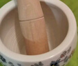 全适家用捣蒜器陶瓷蒜臼子研磨器捣碎捣料器蒜泥器捣姜器捣药罐配盖子 实拍图