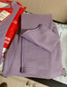 猫人新款10A级抗菌除螨含山羊绒蚕丝女士保暖内衣女丁香紫XL 实拍图