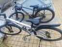 凤凰免安装山地自行车成人男女学生可锁减震变速油碟双培林轴承山地车 紫色/铝合金培林轴承/全组装 26英寸（身高155-180左右） 线碟/24速禧玛诺M315指拨+TZ500变速 实拍图