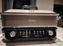 美的（Midea）电火锅鸳鸯锅火锅专用锅多功能锅料理烤肉锅分体式多功能一体电锅0氟钛陶电煮锅HGS352866S 实拍图