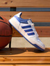 adidas ENTRAP美式校园风运动少年感复古篮球风板鞋男女阿迪达斯 白/蓝   42 实拍图