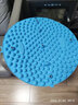TEEIS德国指压板脚底按摩脚垫穴位疏通脚心仿鹅卵石圆形垫慢跑 烟雨蓝 【升级圆形直径55cm】 实拍图