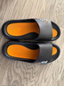 回力运动拖鞋男浴室内户外减震防滑厚底凉拖鞋HL39651黑黄色46-47码 实拍图