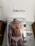 Calvin Klein内衣【新年礼物】男士本命年新年红三条提花ck棉质微弹三角内裤男 998-太空黑/椰青灰/月光白 3条 L 实拍图