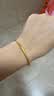 中国黄金（CHINA GOLD）无孔古法素圈黄金手镯足金素圈镯子结婚情人节生日礼物送女友妈妈 【古法无孔】圈号58 约5g 实拍图
