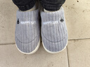 【福利价】小熊小兔棉拖秋冬季情侣保暖学生男拖鞋女居家棉拖鞋 小熊小兔棉拖-灰色 38-39 适合37-38 实拍图