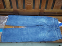 真维斯（Jeanswest）复古蓝阔腿牛仔裤女款秋冬新款高腰垂感直筒宽松小个子拖地裤子女 复古蓝长裤【加绒】 2XL 实拍图