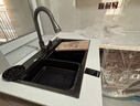 JOMOW水槽5.0加厚厨房大单槽一体盆304不锈钢洗碗池槽多功能洗菜盆GL/d 60*46【5.0加厚】耐磨耐刮 【默认发右下水】左下水需下单备注 实拍图