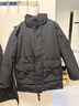 京东京造冬季运动户外探险羽绒服高充绒保暖外套羽绒派克服 黑色 M 实拍图