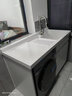 俪伽（VERYBLESSED）阳台洗衣机柜一体水盆柜蜂窝铝洗衣柜石英石洗衣池洗衣台盆一体柜 135cm右盆+加厚蜂窝铝+赠送安装 实拍图