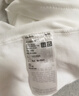 优衣库男女装大师T AIRism宽松圆领T恤五分袖短袖475355 465185 475355/00白色 S 实拍图