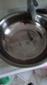不锈钢盆加厚大盆洗脸盆洗菜盆家用大号盆洗澡洗衣加厚盆洗菜盆 加厚不锈钢大盆 40CM【1个装】 实拍图