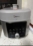 美的（Midea）沸腾浓香双模式小飞侠电压力锅0氟0涂层双胆高压锅5L智能预约家用煲汤4-6人煮饭煲E5825N 实拍图