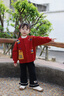 嘟嘟家宝宝拜年服冬装儿童冬季新年红色毛衣男童针织衫女童长袖上衣童装 红色 110 晒单实拍图