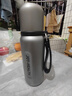 九阳保温杯大容量316L不锈钢水杯男女士便携水杯直饮杯子礼物 纯钛茶滤丨钛金属色WV602T- 550ml 实拍图
