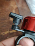 山地车自行车铃铛隐形Q铃铛车把环形铝合金隐形铃小巧易安装 红色1个 实拍图