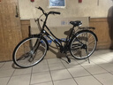 永久自行车成人通勤车女式学生男女士城市单车实心胎复古轻便变速载人 高配-黑色【双层铝轮+密封中轴】 26寸（适合身高155-175） 实拍图