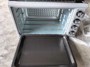 德尔甫（Derpu）多功能60升48升热风炉家用电烤箱大容量上下独立控温发酵箱小型商用私房烘焙烤蛋糕烤月饼空气炸锅 银色48升【转叉+发酵】高配款 48L 实拍图