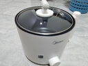 美的（Midea）电煮锅 宿舍小电锅 电蒸锅 学生寝室一体泡面小火锅电煮锅 多功能锅 电热锅 XZE1613 配蒸笼 1.7L 实拍图