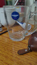 乐美雅玻璃杯咖啡杯泡茶杯子耐高温牛奶杯微波炉可用把杯320ml*2 实拍图
