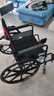 京巧轻便旅行手推车老人专用出行轮椅车可折叠手动轮椅车SYIV90-MK-02 实拍图