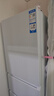海尔（Haier）「真省电」217L三门小冰箱黑金净化一级能效风冷无霜白色BCD-217WGHC3E9S9(白) 实拍图