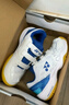 尤尼克斯YONEX羽毛球鞋yy基础款舒适亲子款青少年SHB101JRCR白/蓝34码 实拍图