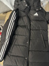 阿迪达斯（adidas）羽绒服男女同款冬季加厚鸭绒长款极寒羽绒服 黑/白  01TKD M 实拍图