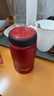 虎牌（TIGER）不锈钢保温保冷杯原装进口水杯MJA-B024-RMT深红色240ML 实拍图