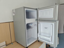 奥克斯小冰箱家用小型迷你冷藏冷冻两用出租房宿舍用节能省电寝室办公室电冰箱 【全国联保】48A166D银【节能省电】 实拍图