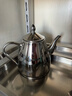 三洽（SANQIA） 不锈钢茶壶泡茶壶精致加厚带滤网不锈钢餐厅茶壶家用电磁炉专用 带滤网 1500ml 实拍图