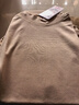 顶瓜瓜顶呱呱秋衣秋裤男纯棉半高领内衣套装11107 彩棉米男(半高领) 175 实拍图
