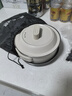 罗娅1000W折叠便携电煮锅2L旅行锅出差小电锅1-2人电炒锅分体式电火锅电热锅宿舍锅多功能锅 双锅配置 实拍图