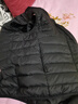 雪中飞经典新款百搭轻薄男式立领短款羽绒服马甲包边大口袋休闲鸭绒 宝石黑|8086-男 L 175/96A 实拍图