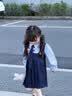 可英童装女童学院风连衣裙ZD兔子警官衣服儿童jk套装裙春秋季新款裙子 实拍图