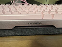 CHERRY樱桃MX 3.0S TKL机械键盘有线游戏电竞键盘 办公电脑键盘 铝合金外壳 侧刻键帽无钢板结构87 粉色 无光 红轴 实拍图